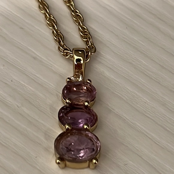Ross-Simons Jewelry - ROSS-SIMMONS NATURAL AMETHYST PENDANT NECKLACE